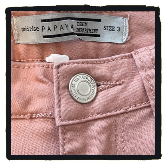 ๐Super Cute Midrise Papaya Denim Jeans โ Perfect Fit, Playful Style!๐ฅJunior - Picture 6 of 13